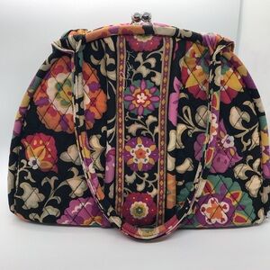 Vera Bradley ELOISE KISS LOCK Purse Handbag Bag SUZANI Bohemian Boho Chic